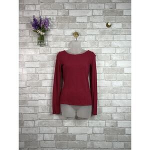 BCBG Maxazria Striped Long Sleeve T-Shirt